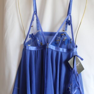 Dreamgirl Cobalt Blue Babydoll with Matching Thong - M