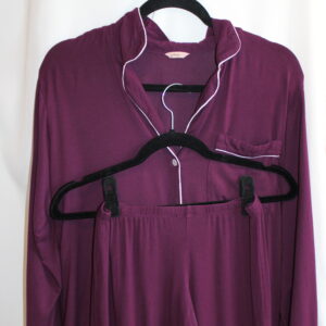 Eberjay Purple Long Pajama Matching Set - XS