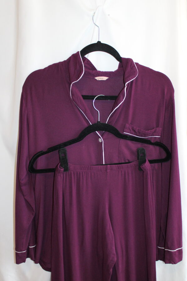 Eberjay Purple Long Pajama Matching Set - XS