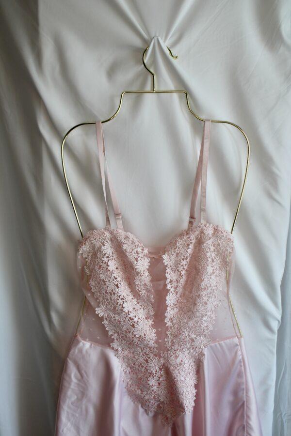 Just Sexy Lingerie Pink Babydoll with Lace Detail - S - Image 3